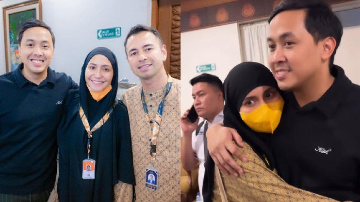 Barry Tamin legawa melepas sang istri, Caca Tengker naik haji.