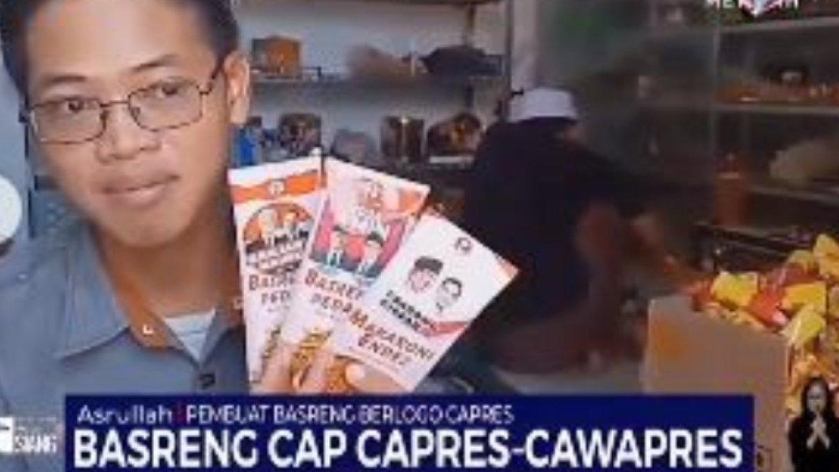 Basreng cap Capres dan Cawapres