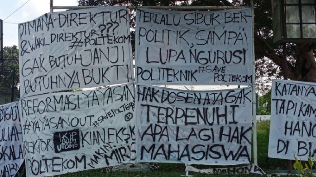 Keluhan Panji dan dosen Poltekom Malang soal gaji yang hanya dibayar Rp 1 juta oleh kampus.
