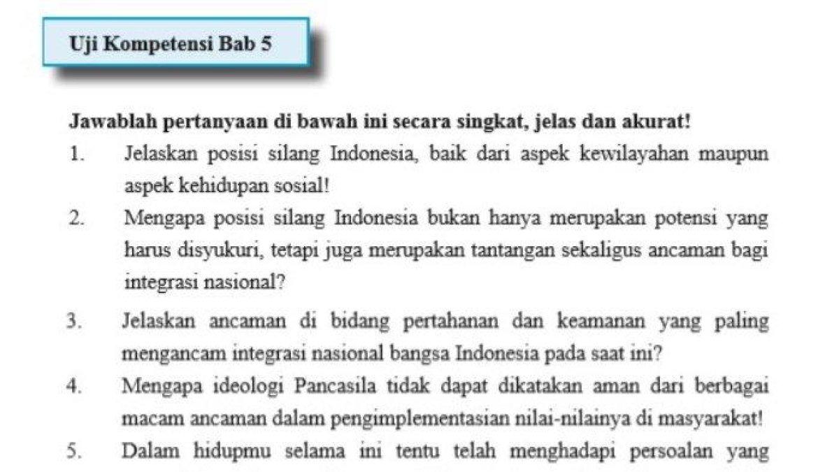 Berikut kunci jawaban PKN kelas 11 halaman 172 173
