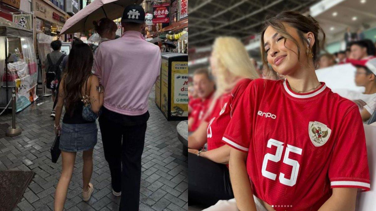 KENCAN ROMANTIS JENNIFER COPPEN DAN JUSTIN HUBNER - Berikut potret kedekatan Jennifer Copen dan Justin Hubner, kencan romantis di Jepang.