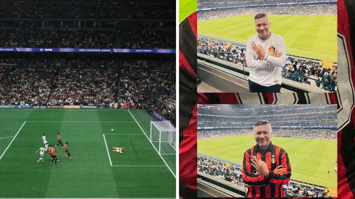 Kenakan jersey AC Milan dan Persik Kediri