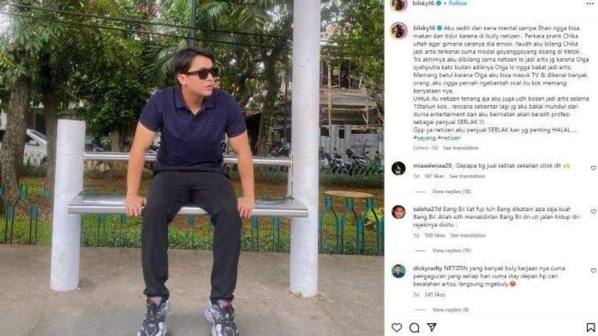 Billy Syahputra mengungkap rencana pensiun sebagai artis.
