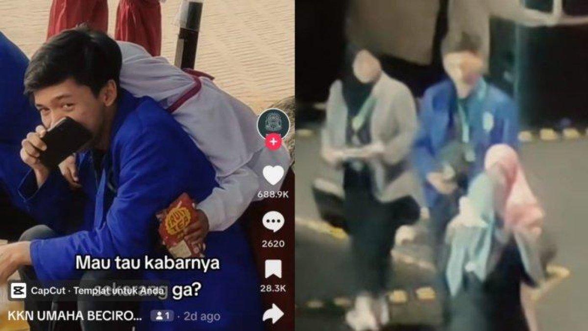 Bocah SD yang sempat viral lantaran nemplok di punggung mahasiswa KKN, kini dipanggil pihak kampus dan diberi beasiswa