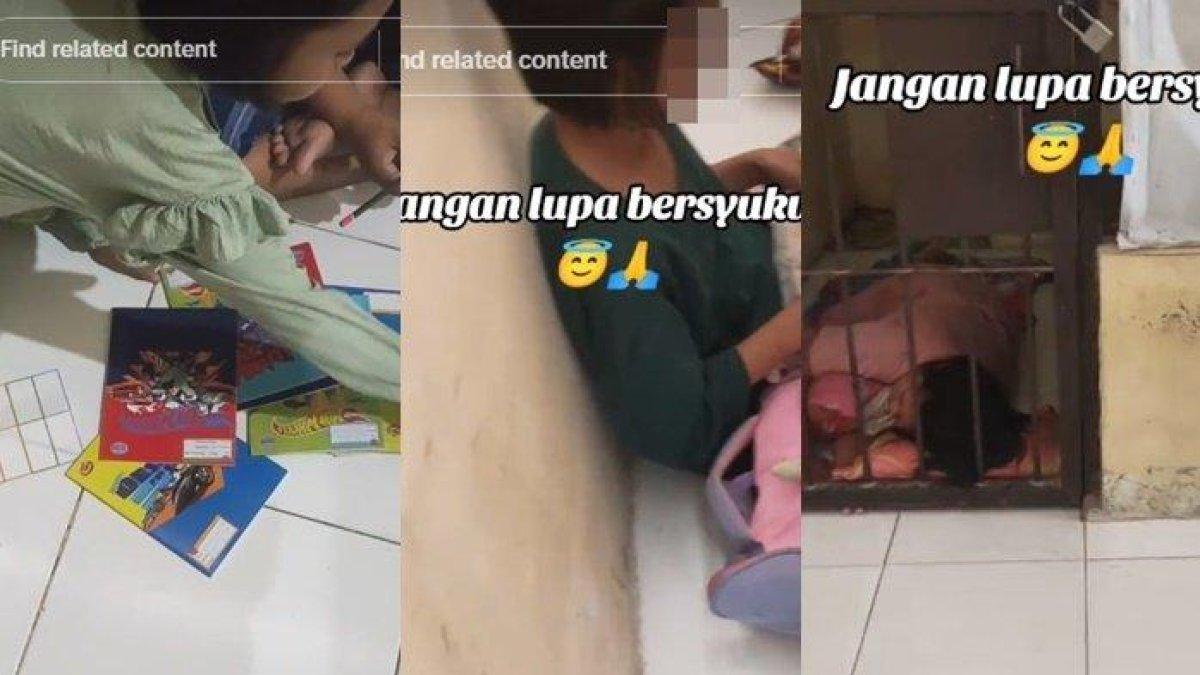 Bocah temani ibunya tidur di penjara.