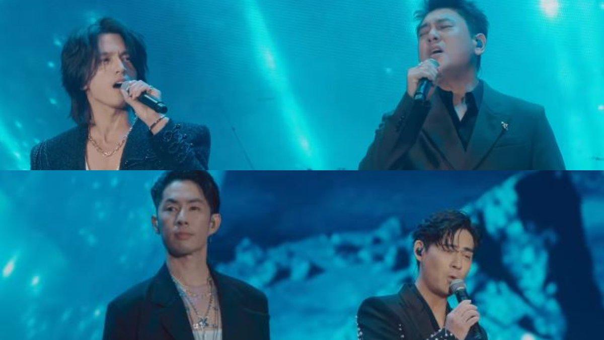 Boyband asal Taiwan, F4 beri kejutan penggemar reuni di atas panggung.