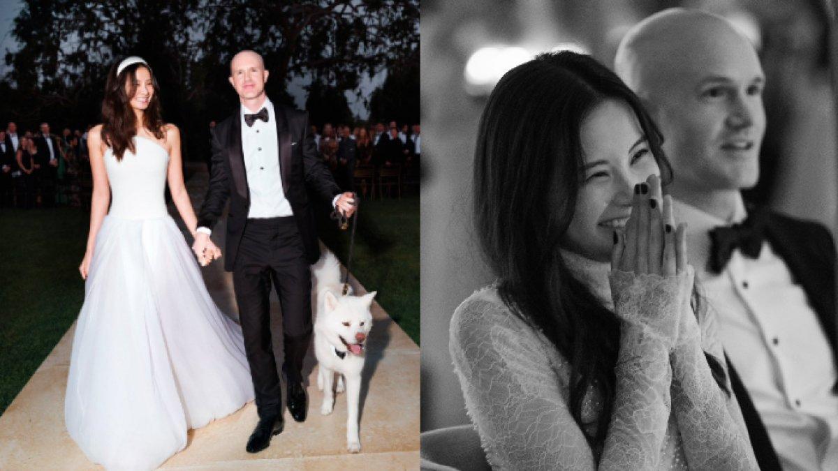 Brian Armstrong menikahi Angela Meng