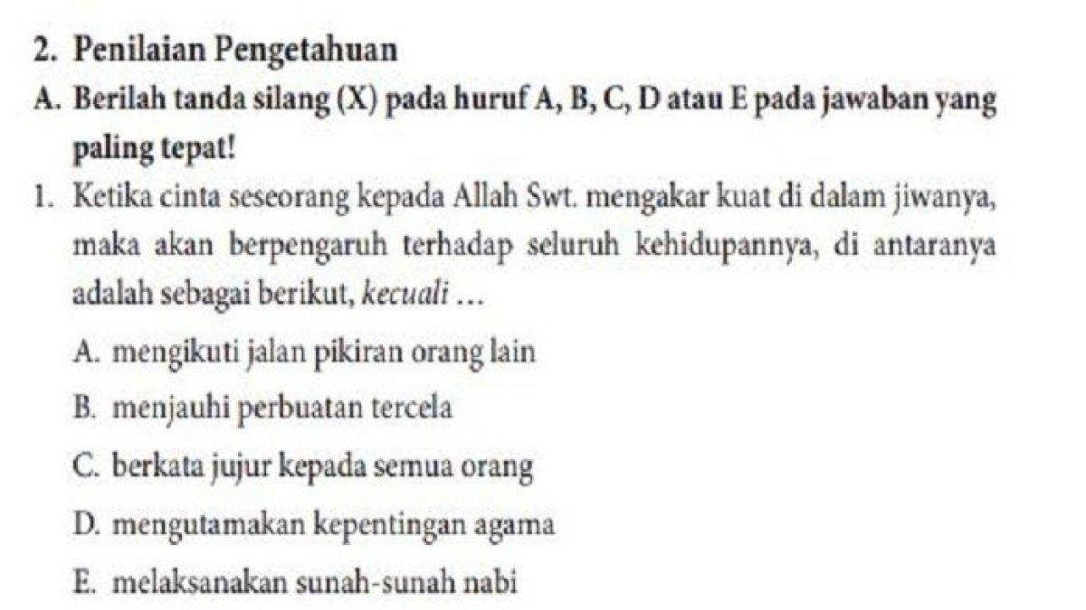 BUKU PAI KELAS 10 HALAMAN 197 - Berikut kunci jawaban mata pelajaran Pendidikan Agama Islam (PAI) kelas 10 halaman 197-201 Kurikulum Merdeka.