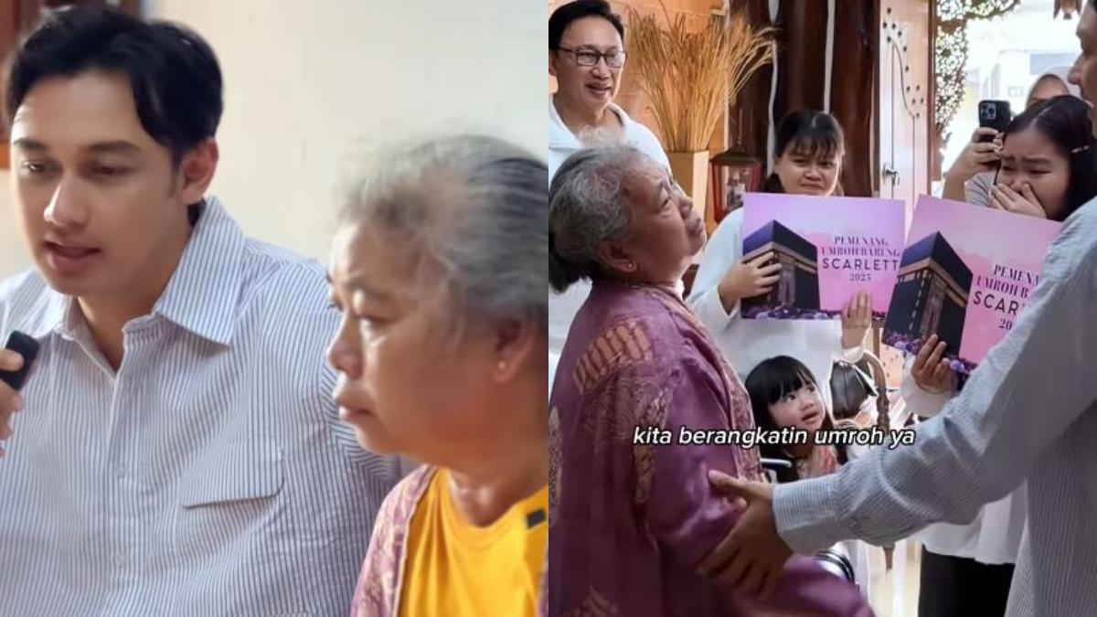 Momen Caesar Hito beri kejutan berupa umrah gratis untuk ART-nya yang telah mengabdi hampir 30 tahun.