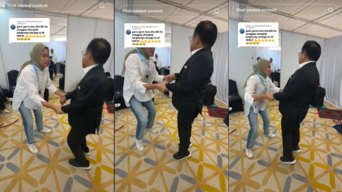 Cak Imin loncat-loncat sebelum debat cawapres