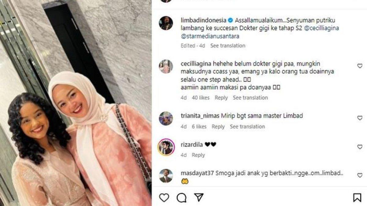 Cantiknya Cecillia Virginia, anak Master Limbad