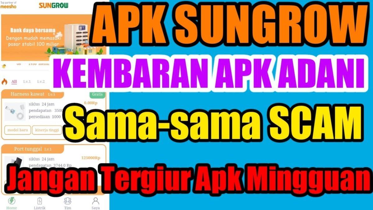 Cara hasilkan cuan lewat aplikasi penghasil uang Sungrow