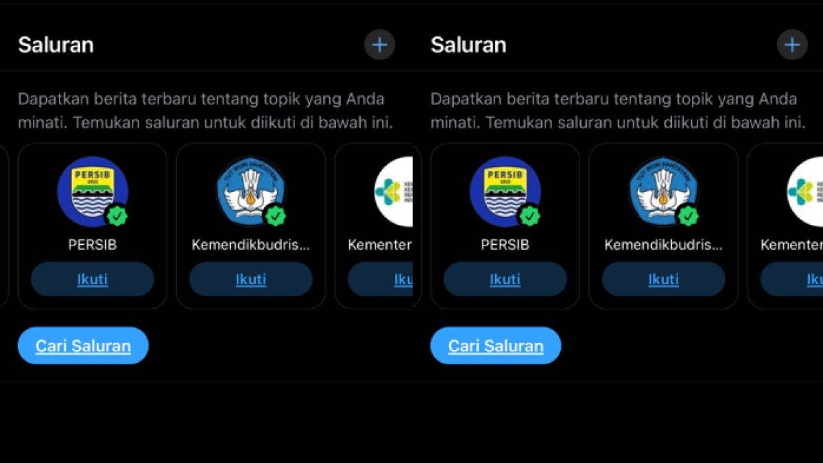 Cara menonaktifkan fitur saluran di WhatsApp