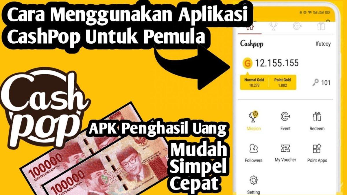 Cash Pop menjadi aplikasi penghasil uang hanya dengan nonton video. 