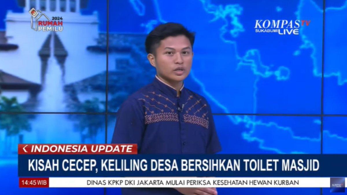 Cecep gemar bersih-bersih sejak tahun 2012