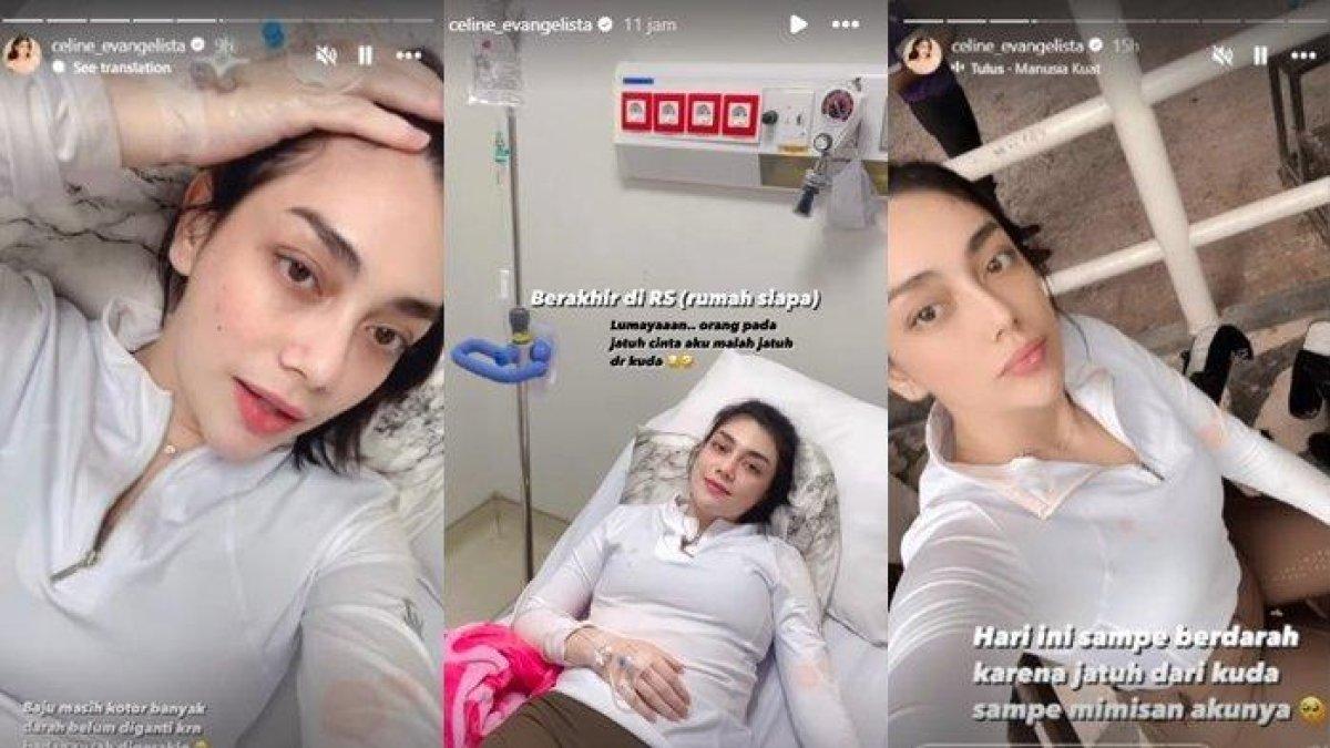 Celine Evangelista dilarikan