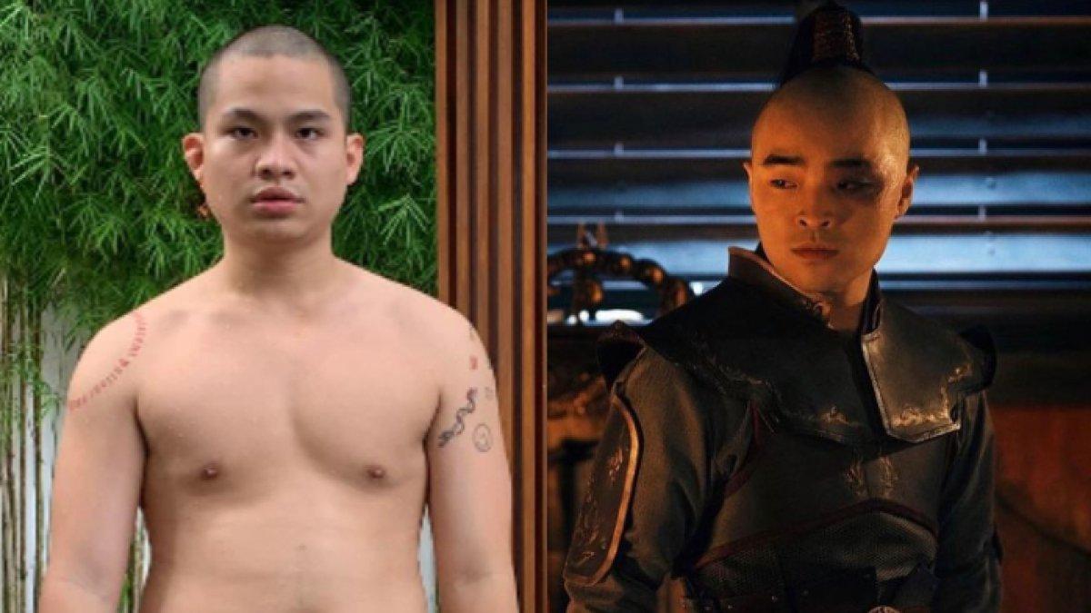 Cellos ternyata cukup mirip dengan Zuko, karakter yang dimainkan oleh Dallas Liu
