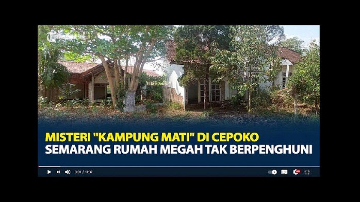 Cerita di balik viralnya 'Kampung Mati' di Cepoko, Semarang, Jawa Tengah.