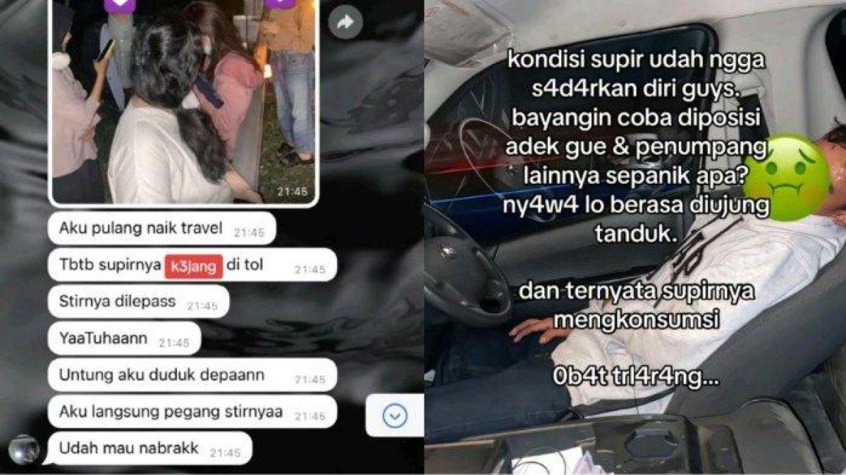 Cerita pria nyaris kecelakaan karena sopir travel yang dikendarainya tiba-tiba kejang