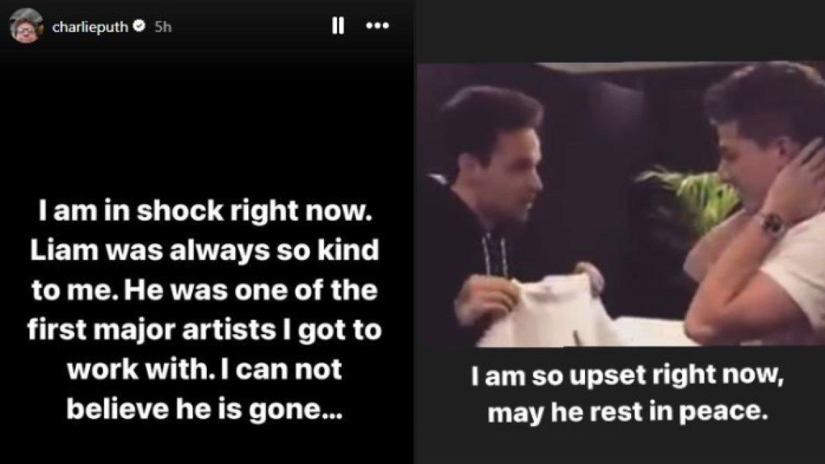 Charilie Puth membagikan kenangan saat bersama dengan Liam Payne.