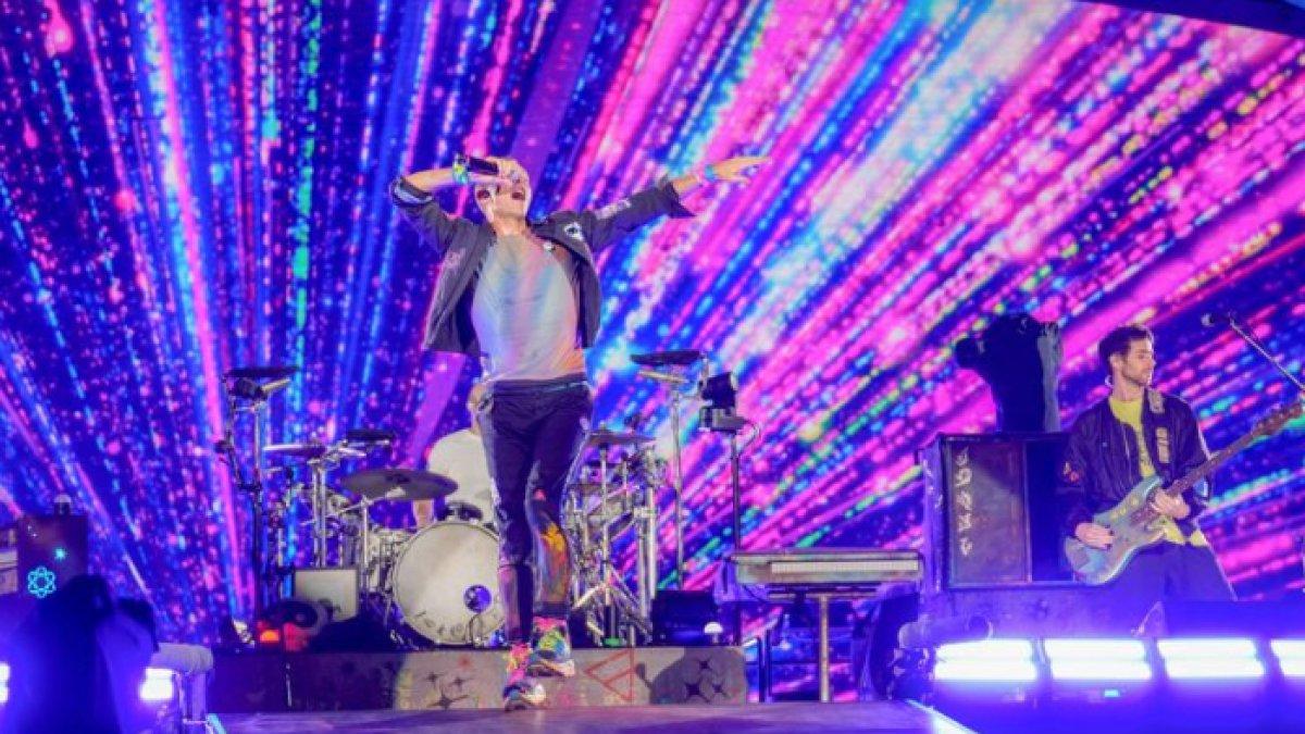 Coldplay tampil di Stadion Utama Gelora Bung Karno, Jakarta, Rabu (15/11/2023).