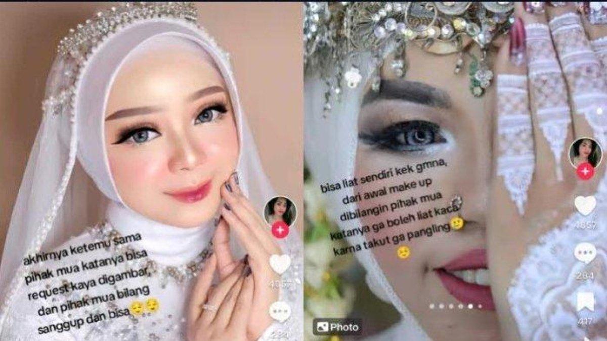 Curhatan pengantin kecewa dengan hasil make up MUA pilihan keluarganya