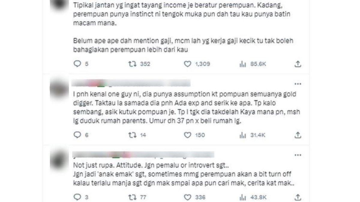 Curhatan pria tersebut mengundang perhatian para warganet