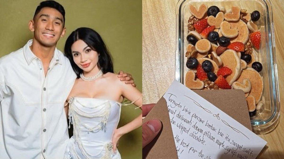 ARIEL TATUM DAN DAFFA WARDHANA PACARAN - Daffa Wardhana mengunggah foto pancake buatan Ariel Tatum.