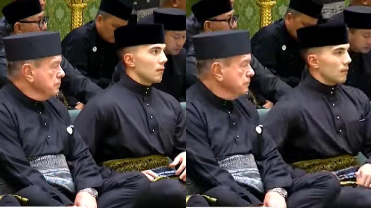 Danial Deen Isa Kalebic mencuri perhatian di pertunangan adiknya, Anisha Rosnah