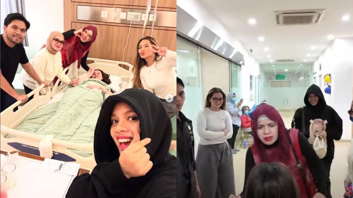 AALIYAH MASSAID MELAHIRKAN - Geni Faruk tak kuasa menahan bahagia karena kini dapat cucu laki-laki.