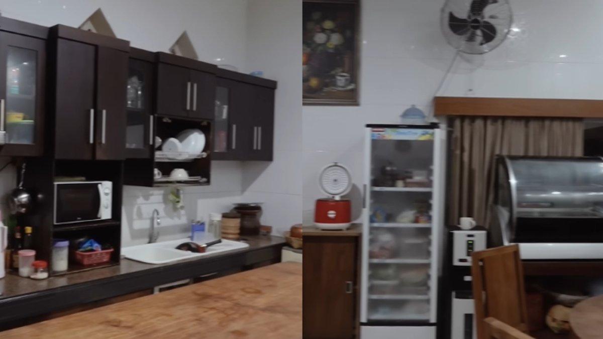 Dapur di rumah Mahalini