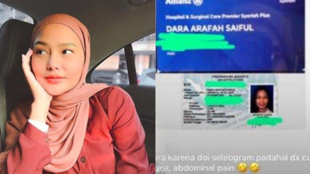 DATA PRIBADI DISEBAR - Dara Arafah syok melihat data medisnya disebarkan tanpa izin oleh petugas asuransi.