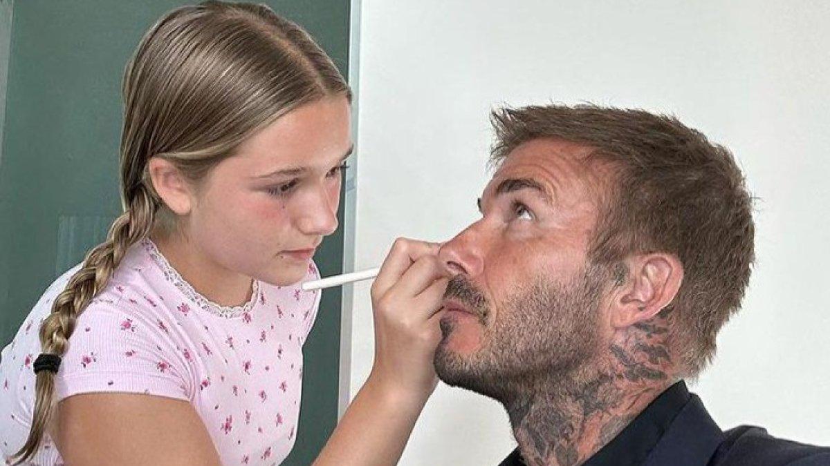 David Beckham pasrah jadi kelinci percobaan anaknya