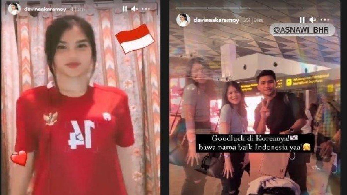 Davina Karamoy dan Asnawi Mangkualam