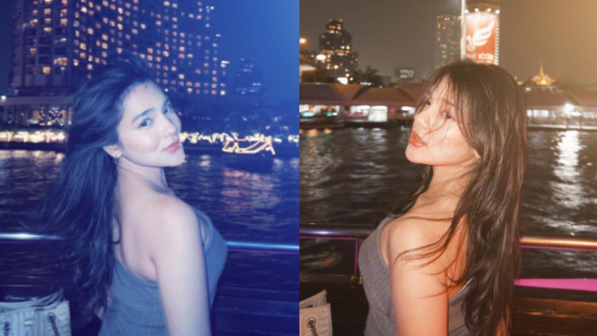 Davina Karamoy liburan ke Thailand