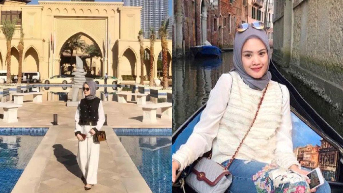 Dea Sahirah memang kerap pergi jalan-jalan ke berbagai negara.