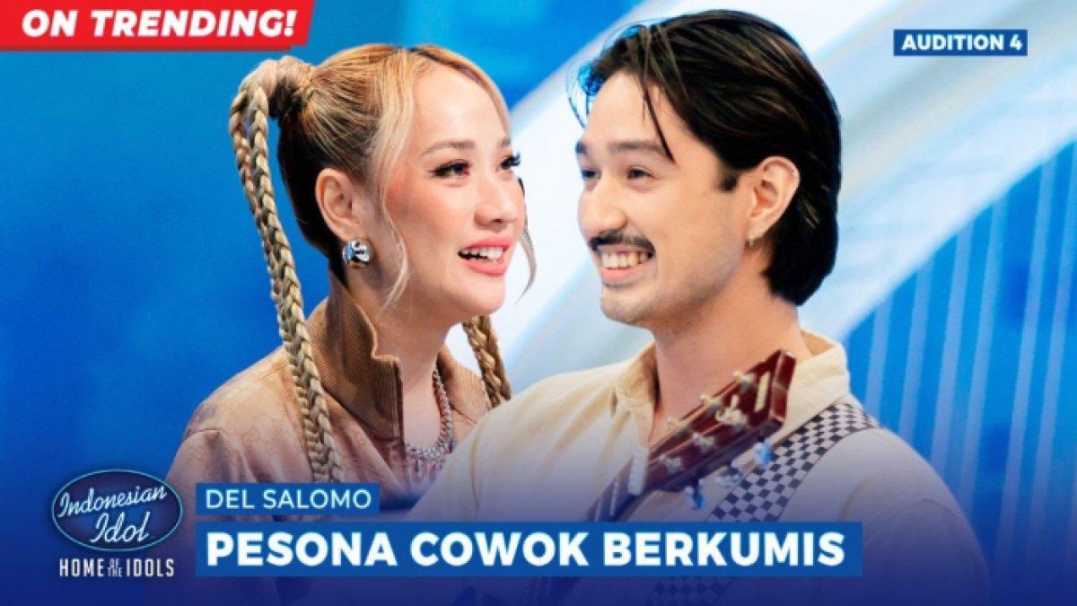 Ketampanan Del Salomo mampu pikat juri Indonesian Idol, ternyata seorang model.