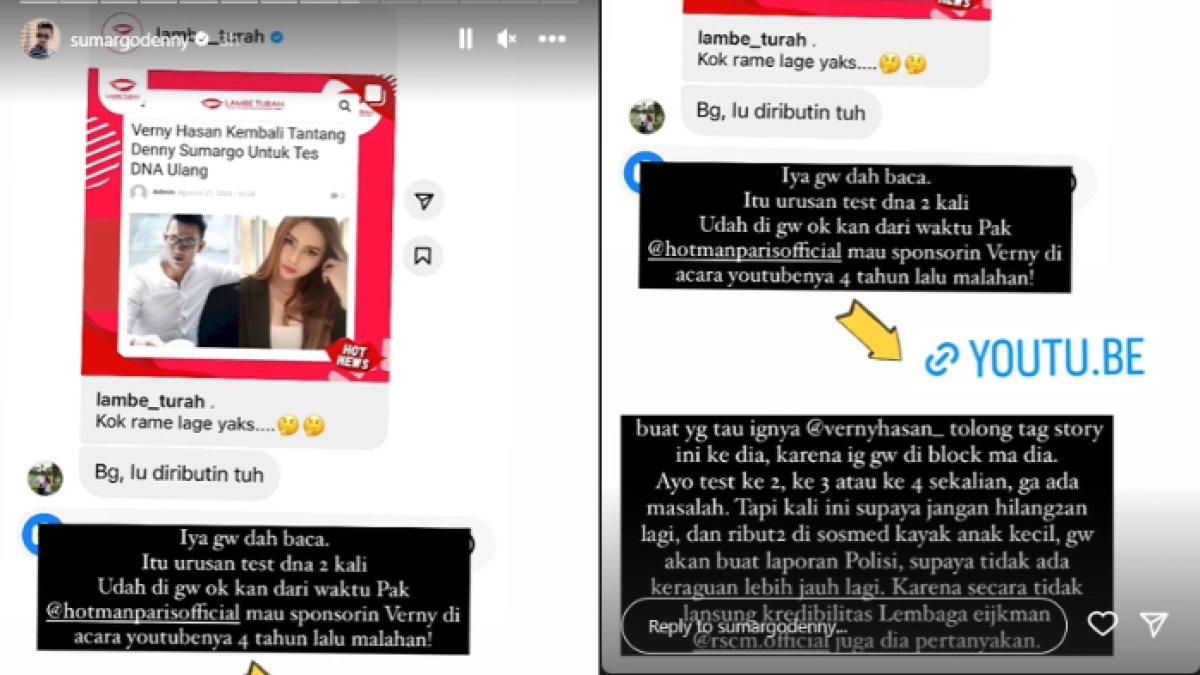 Denny Sumargo siap jika diminta tes DNA 2 kali