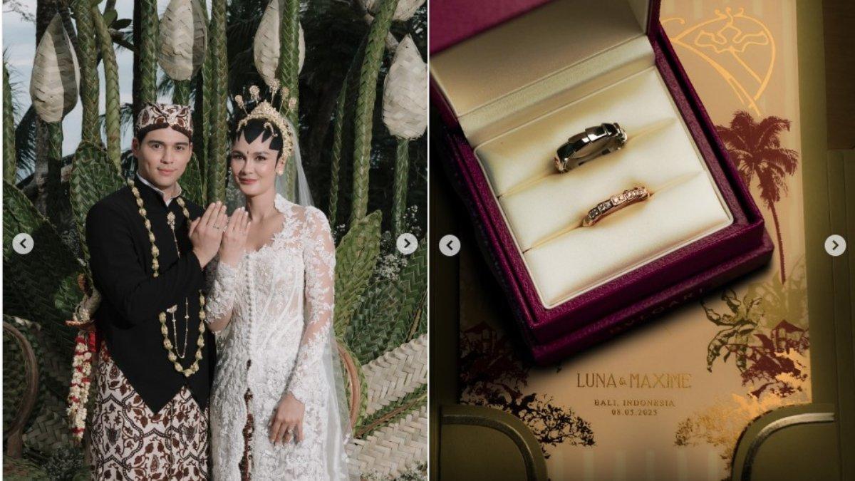 CINCIN NIKAH LUNA MAYA - Detail cincin nikah Luna Maya, disebut mirip Hong Hae In, harganya 3 kali lebih mahal dari milik Maxime Bouttier.