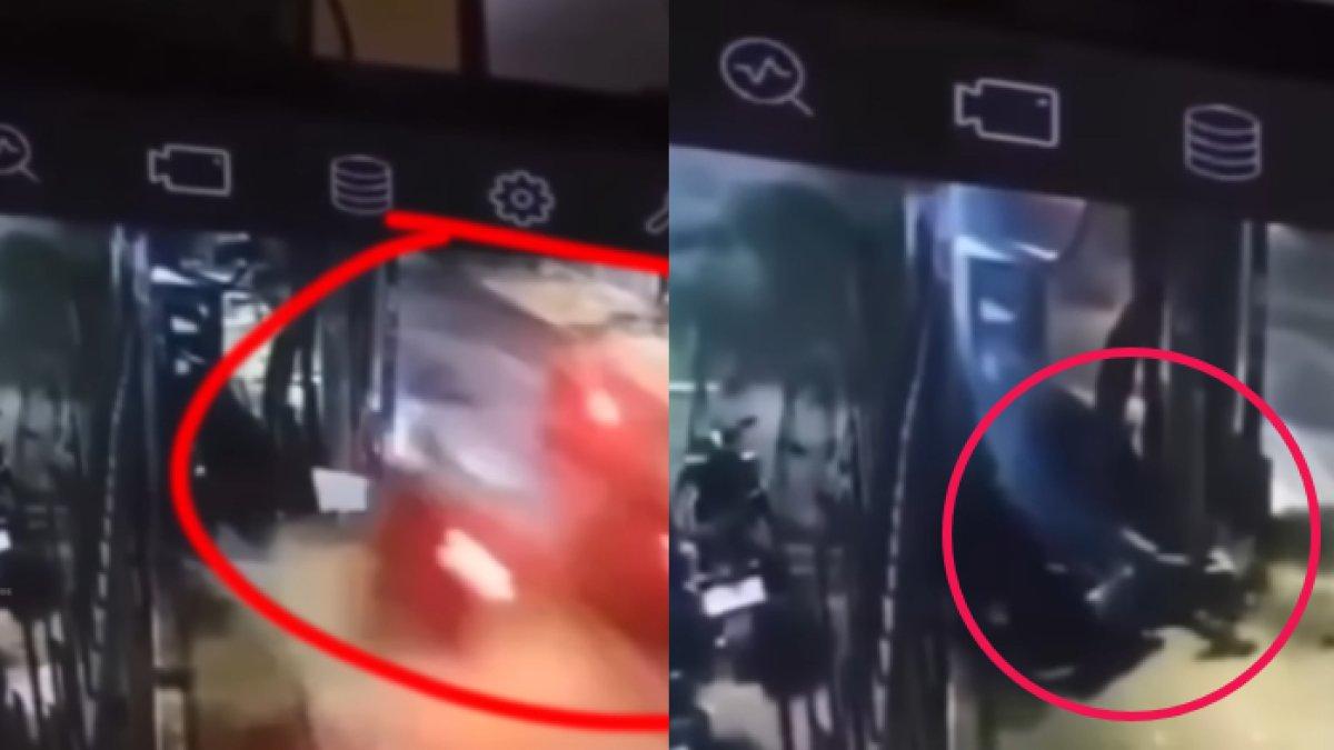 Detik-detik 2 remaja tabrak tiang listrik