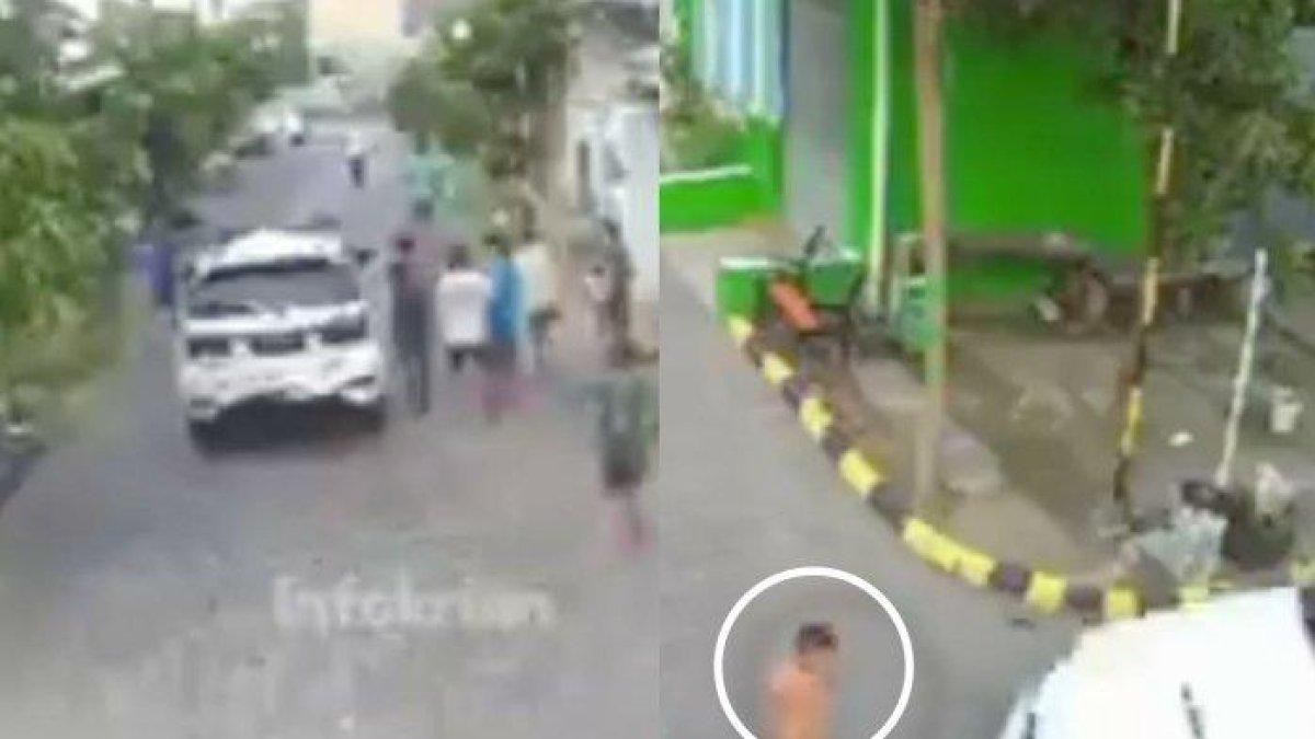 Detik-detik bocah 2 tahun tewas terlindas mobil tetangganya saat bermain, diduga tanpa pengawasan orangtua