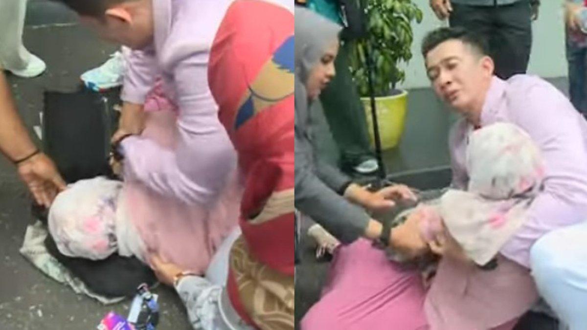 Detik-detik istri Mandala Shoji pingsan