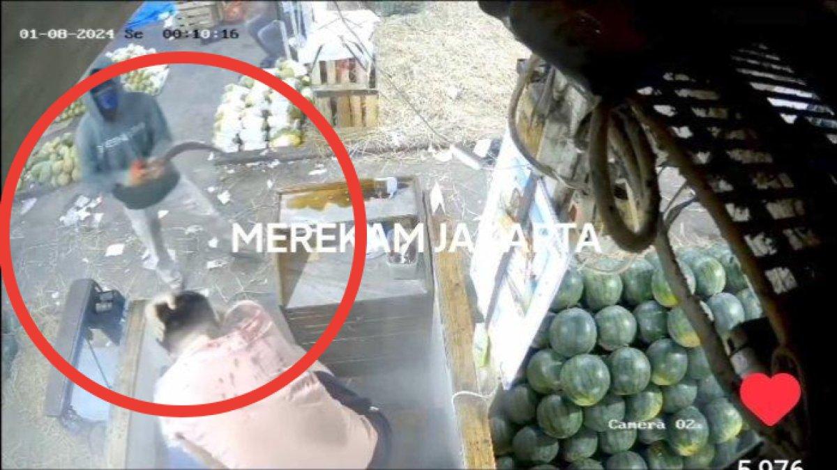Detik-detik pria siram air keras lalu bacok selingkuhan istrinya hingga tewas