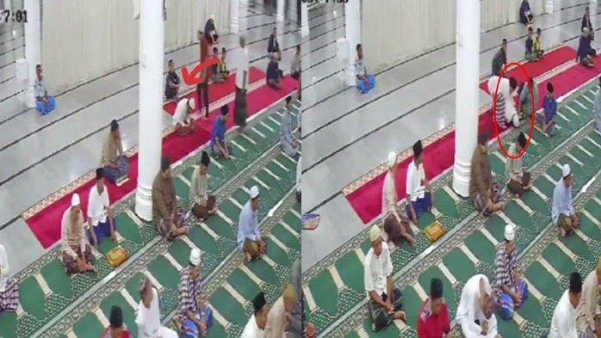 Detik-detik seorang jamaah masjid meninggal dunia saat tengah dzikir usai salat subuh
