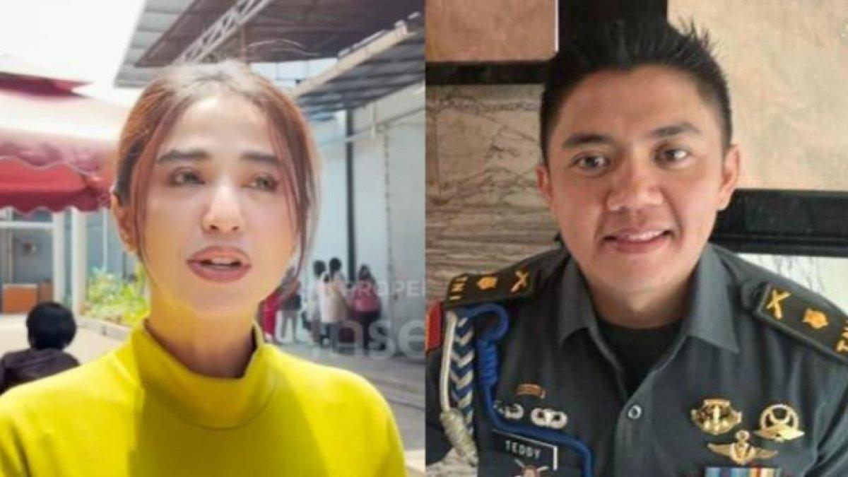 Dewi Perssik menanggapi soal dirinya yang dijodoh-jodohkan dengan Mayor Teddy.