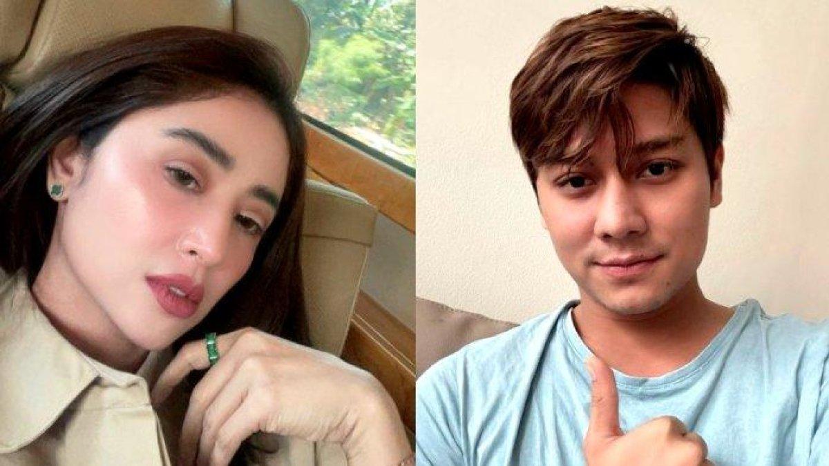 Dewi Perssik meradang setelah namanya di Tag Rizky Billar