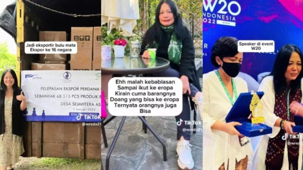 Dewi kini sukses jadi eksportir bulu mata hingga bisa jalan-jalan ke Eropa
