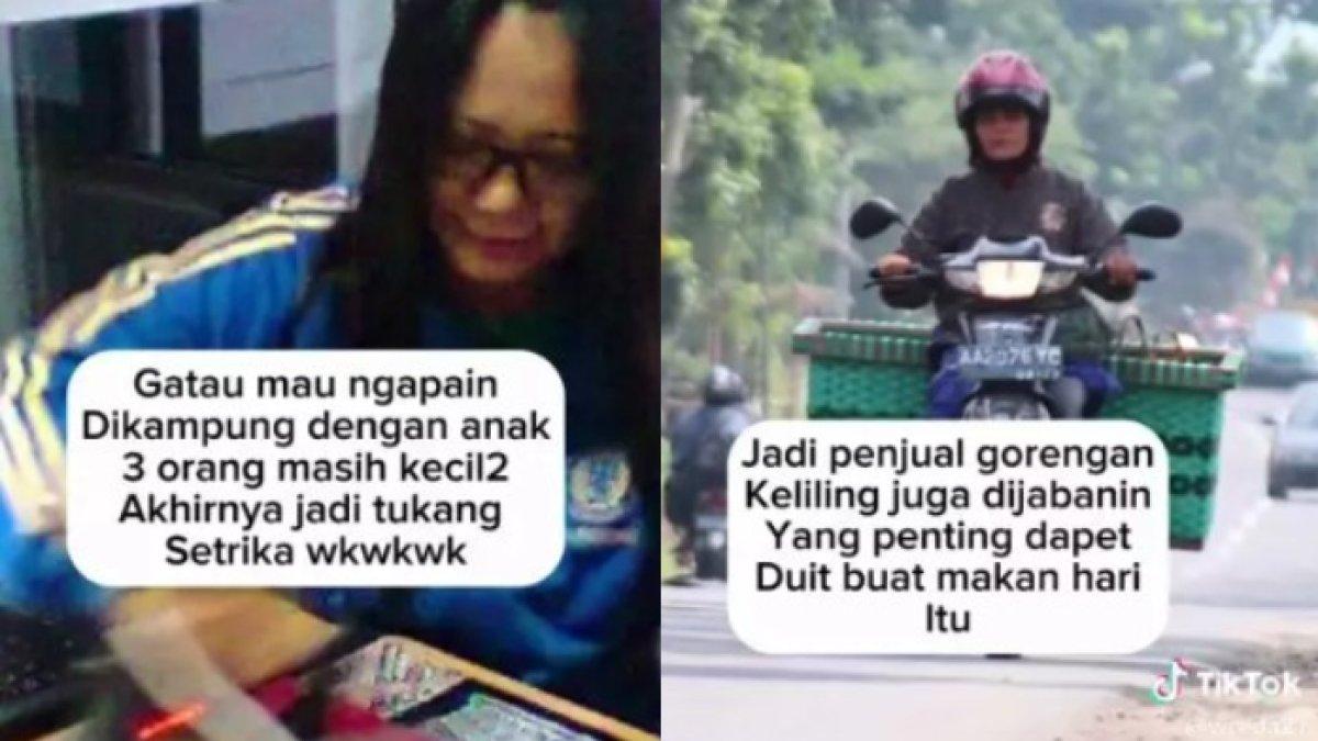 Dewi pernah jadi buruh setrika hingga jualan gorengan keliling
