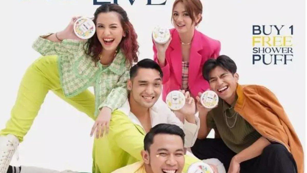 Dimas Ahmad juga didapuk menjadi model iklan body scrub.