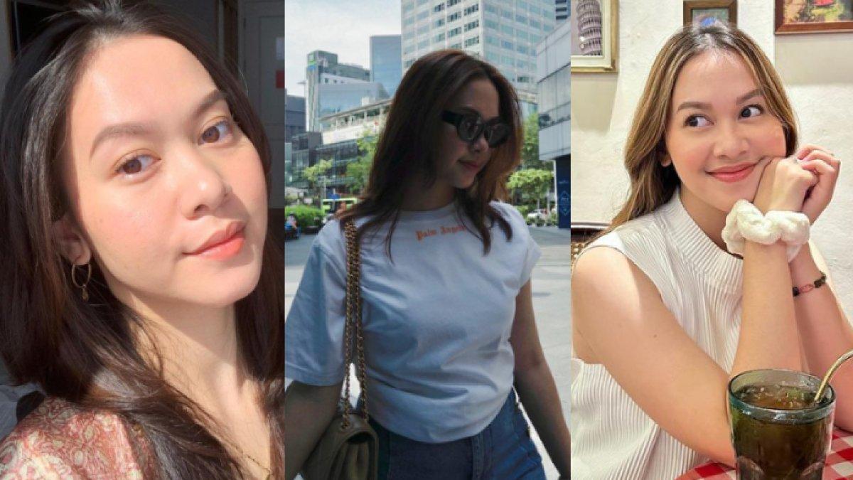Dinar tak hanya cantik tetapi juga pandai memadupadankan busananya sehingga terlihat keren